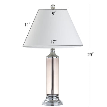 Astor 29" Glass LED Table Lamp - JONATHAN Y
